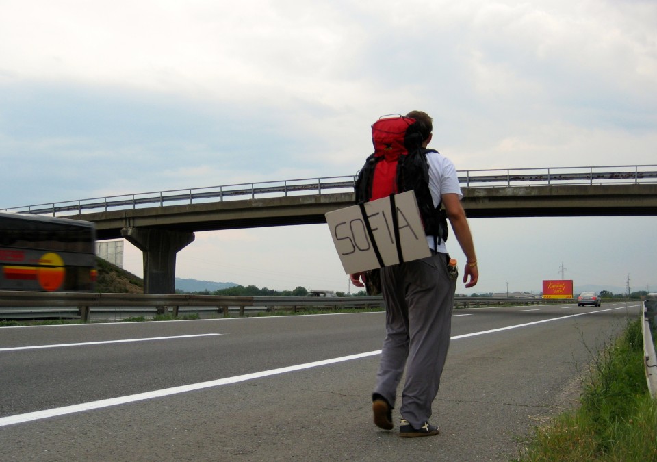 09 walking on highway